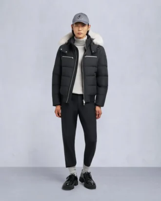 Cloud Shearling Trim Bomber Jacket Cloud Shearling Trim Bomber Jacket