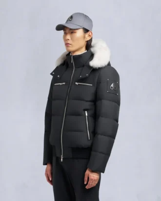 Cloud Shearling Trim Bomber Jacket Cloud Shearling Trim Bomber Jacket
