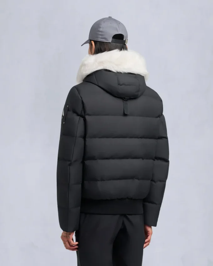 Cloud Shearling Trim Bomber Jacket Cloud Shearling Trim Bomber Jacket