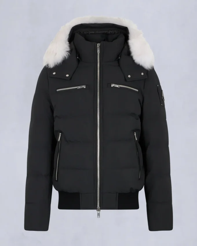 Cloud Shearling Trim Bomber Jacket Cloud Shearling Trim Bomber Jacket