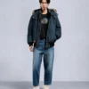 Evisu X Moose Denim Ballistic Bomber Jacket Evisu X Moose Denim Ballistic Bomber Jacket