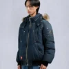 Evisu X Moose Denim Ballistic Bomber Jacket Evisu X Moose Denim Ballistic Bomber Jacket