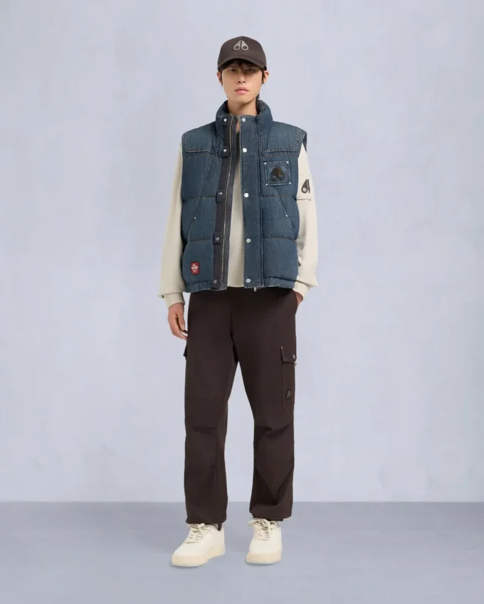 Evisu X Moose Denim Everest Puffer Vest Evisu X Moose Denim Everest Puffer Vest