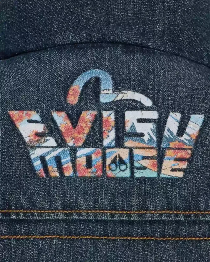 Evisu X Moose Denim Ballistic Bomber Jacket Evisu X Moose Denim Ballistic Bomber Jacket