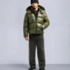 Kings Puffer Shearling Trim Jacket Kings Puffer Shearling Trim Jacket