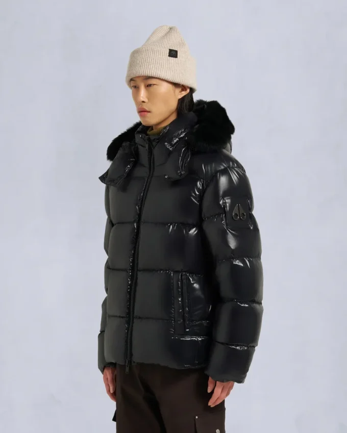 Kings Puffer Shearling Trim Jacket Kings Puffer Shearling Trim Jacket