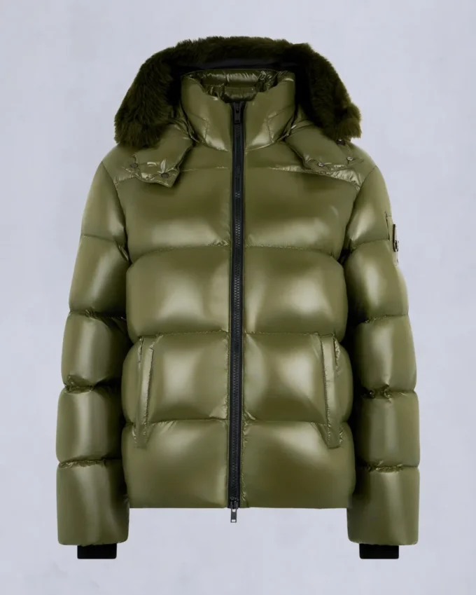 Kings Puffer Shearling Trim Jacket Kings Puffer Shearling Trim Jacket