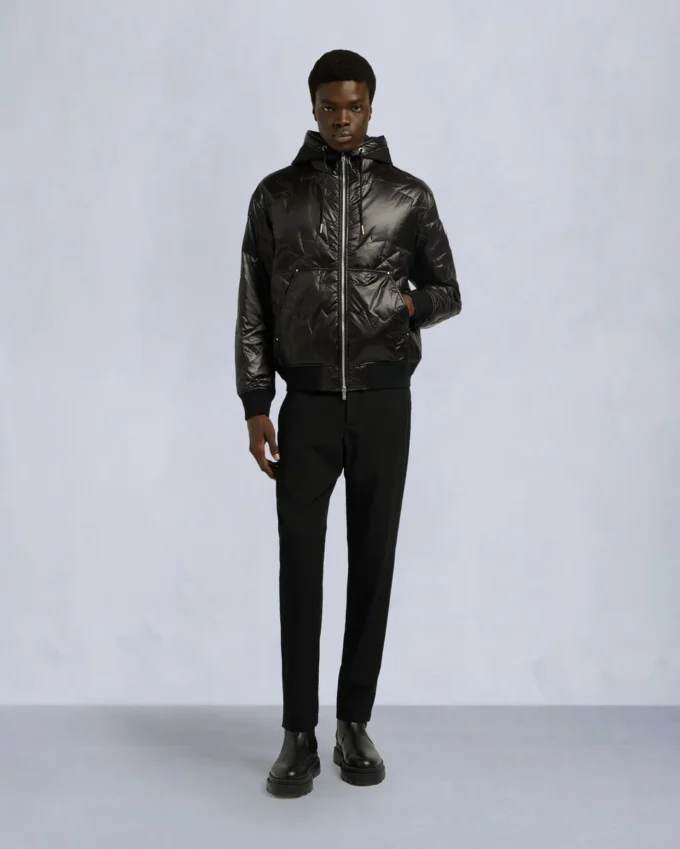 Leaf Quilt Bomber Jacket Leaf Quilt Bomber Jacket
