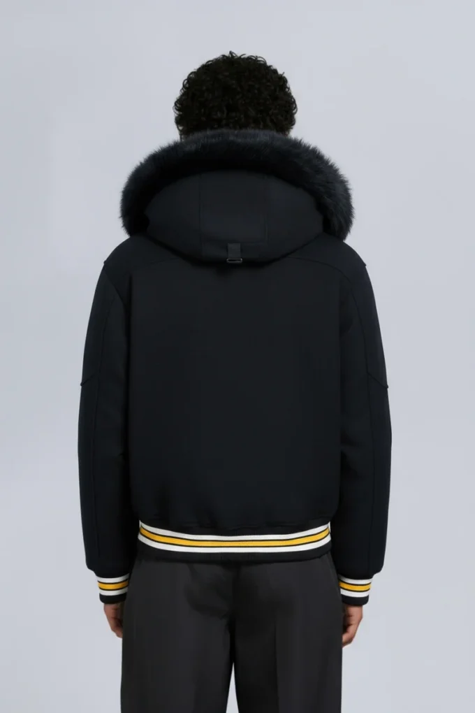 Nhl X Moose Knuckles Bruins Bomber Jacket Nhl X Moose Knuckles Bruins Bomber Jacket