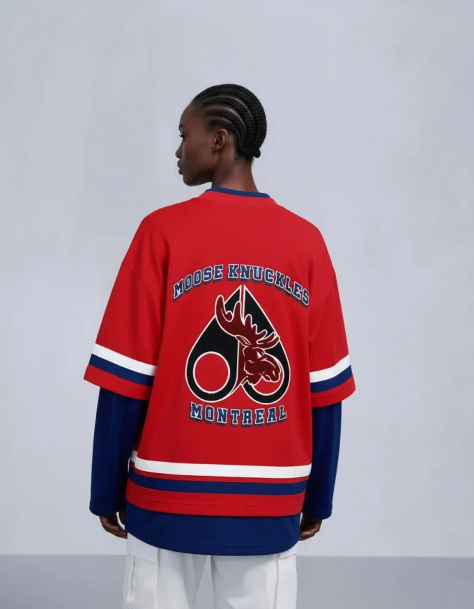 Nhl X Moose Knuckles Canadiens Tee Nhl X Moose Knuckles Canadiens Tee