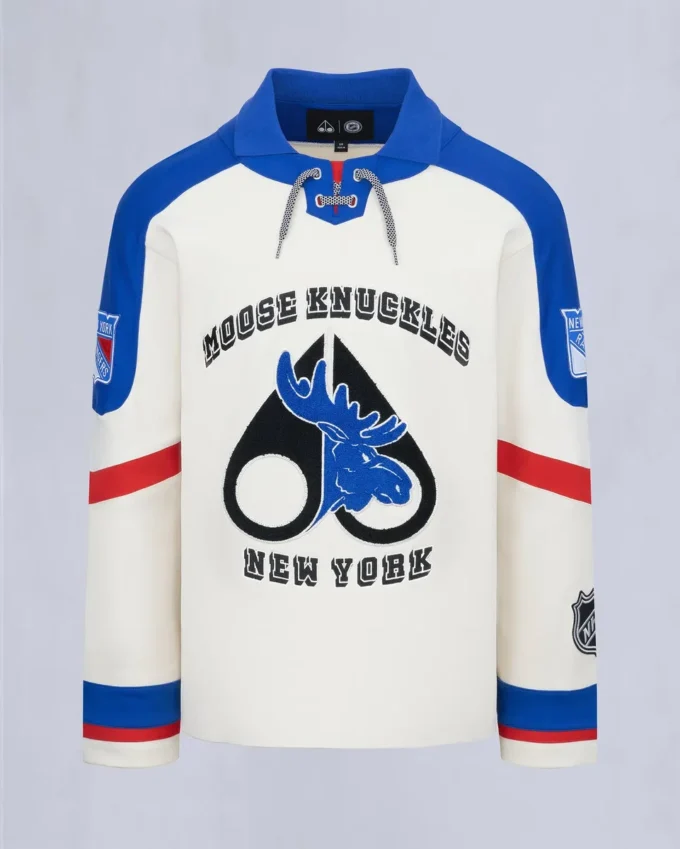 Nhl X Moose Knuckles Rangers Polo Nhl X Moose Knuckles Rangers Polo