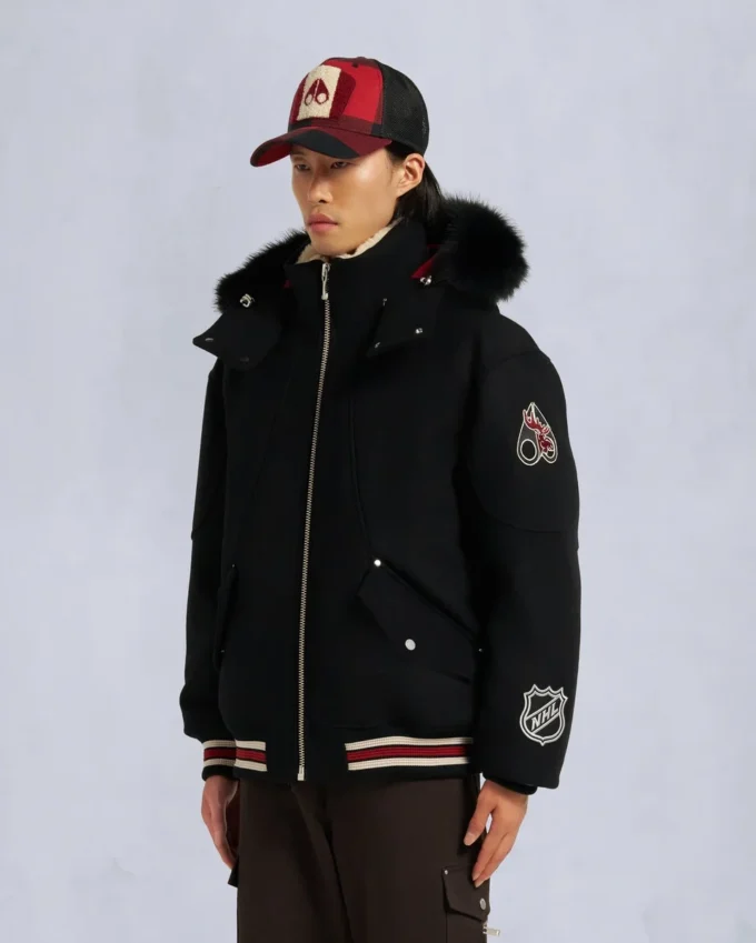Nhl X Moose Knuckles Team Bomber Jacket Nhl X Moose Knuckles Team Bomber Jacket