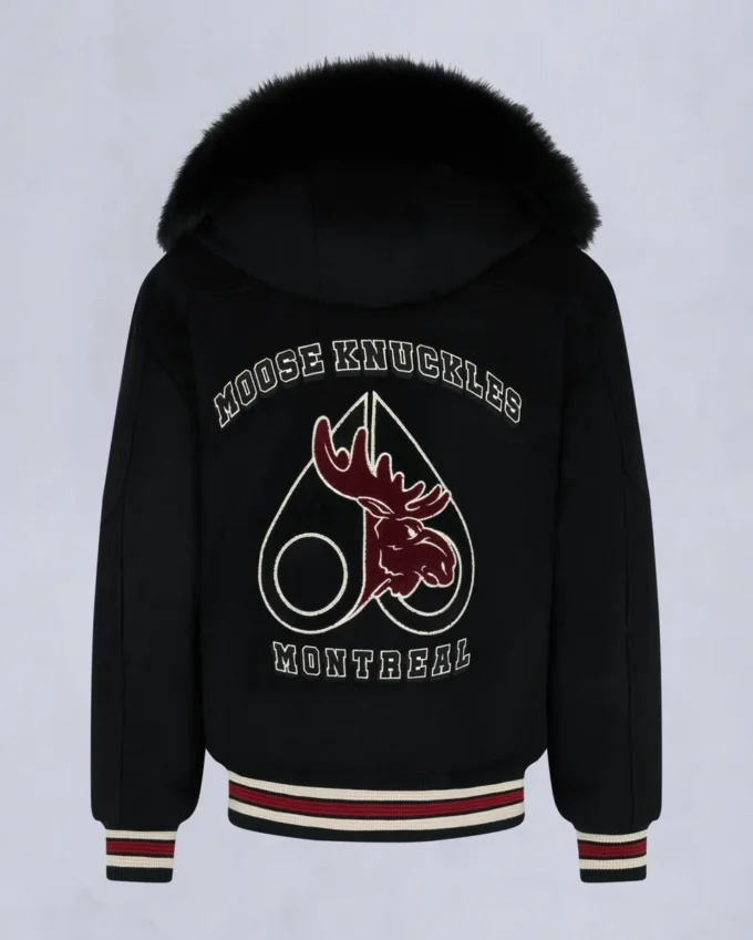Nhl X Moose Knuckles Team Bomber Jacket Nhl X Moose Knuckles Team Bomber Jacket