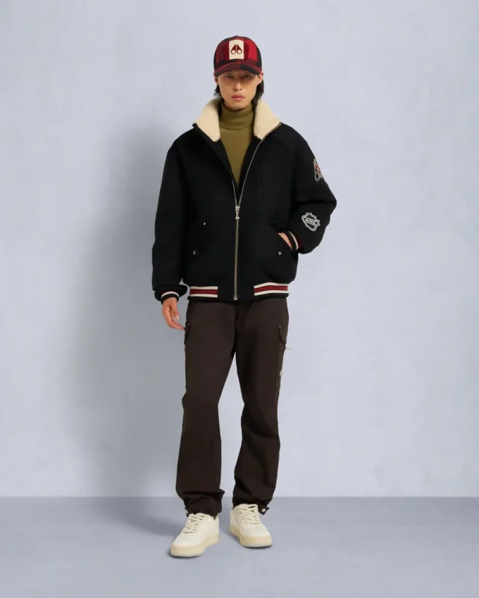 Nhl X Moose Knuckles Team Bomber Jacket Nhl X Moose Knuckles Team Bomber Jacket