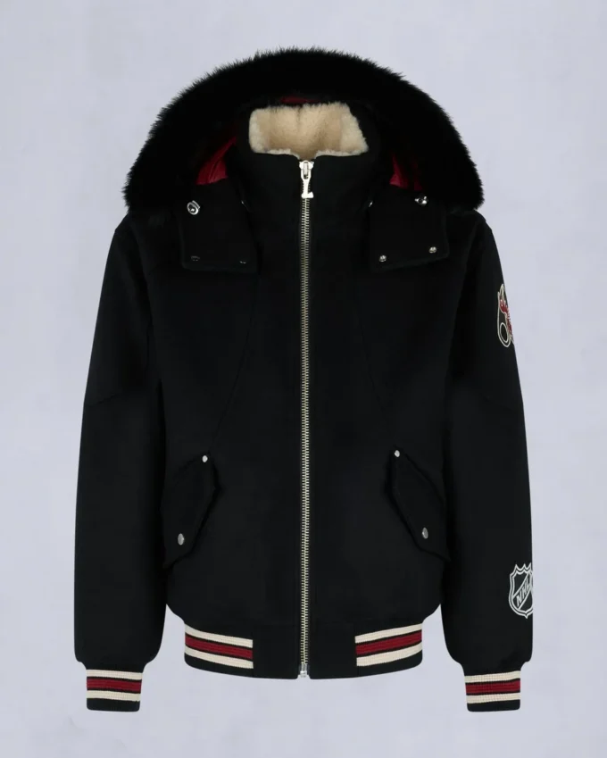 Nhl X Moose Knuckles Team Bomber Jacket Nhl X Moose Knuckles Team Bomber Jacket