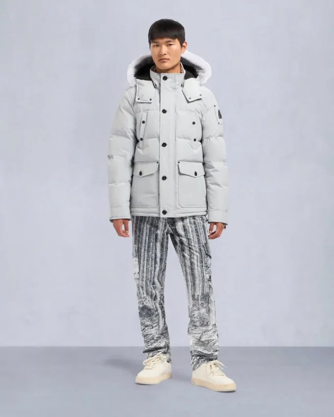 Onyx Round Island Shearling Trim Jacket Onyx Round Island Shearling Trim Jacket