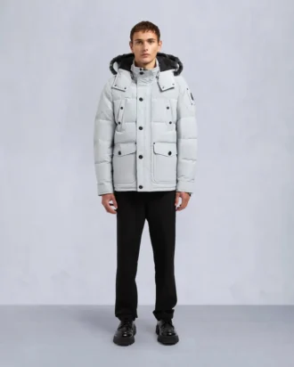 Onyx Round Island Shearling Trim Jacket Onyx Round Island Shearling Trim Jacket
