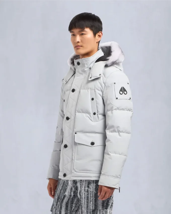 Onyx Round Island Shearling Trim Jacket Onyx Round Island Shearling Trim Jacket