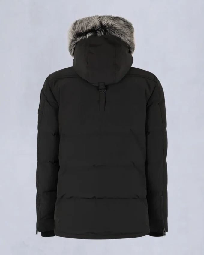 Onyx Round Island Shearling Trim Jacket Onyx Round Island Shearling Trim Jacket