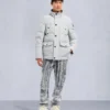 Onyx Round Island Shearling Trim Jacket Onyx Round Island Shearling Trim Jacket