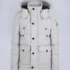 Onyx Round Island Shearling Trim Jacket Onyx Round Island Shearling Trim Jacket