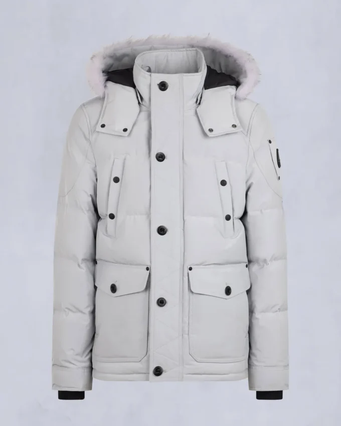 Onyx Round Island Shearling Trim Jacket Onyx Round Island Shearling Trim Jacket