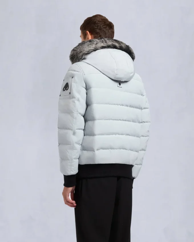 Onyx Scotchtown Shearling Trim Bomber Jacket Onyx Scotchtown Shearling Trim Bomber Jacket
