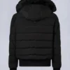 Onyx Scotchtown Shearling Trim Bomber Jacket Onyx Scotchtown Shearling Trim Bomber Jacket