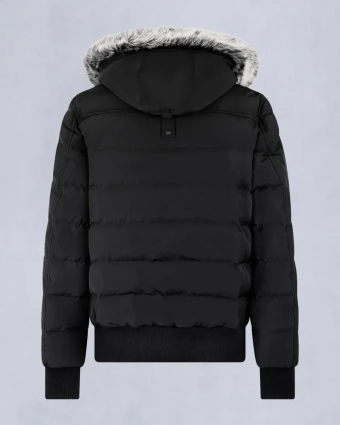 Onyx Scotchtown Shearling Trim Bomber Jacket Onyx Scotchtown Shearling Trim Bomber Jacket