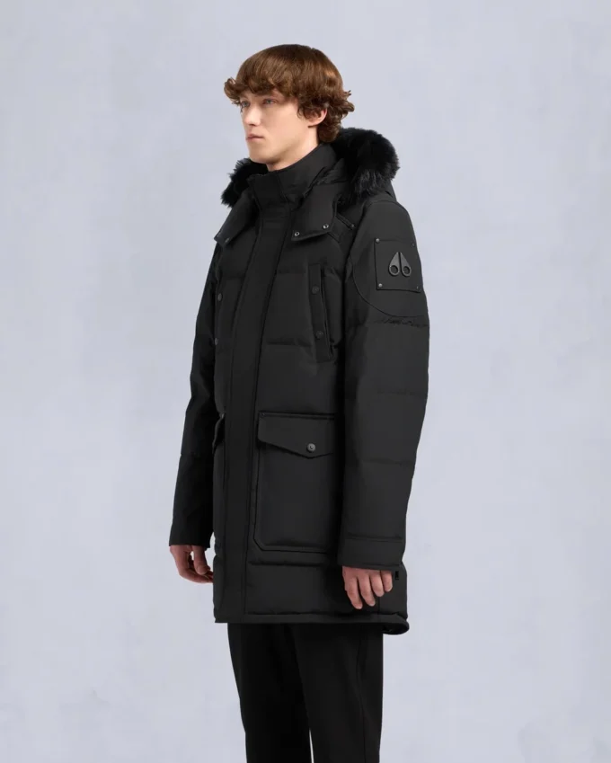 Onyx Shearling Trim Big Ridge Parka Onyx Shearling Trim Big Ridge Parka