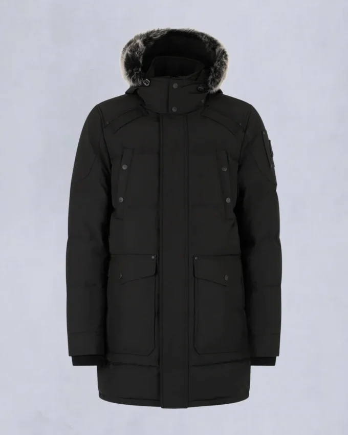 Onyx Shearling Trim Big Ridge Parka Onyx Shearling Trim Big Ridge Parka