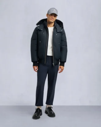 Original Ballistic Shearling Trim Bomber Jacket Original Ballistic Shearling Trim Bomber Jacket