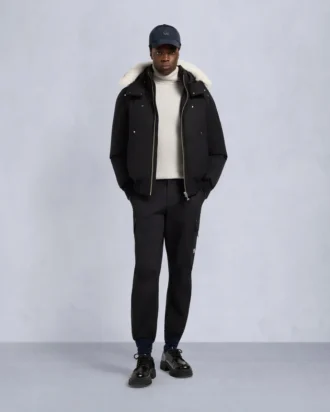 Original Ballistic Shearling Trim Bomber Jacket Original Ballistic Shearling Trim Bomber Jacket