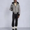 Original Ballistic Shearling Trim Bomber Jacket Original Ballistic Shearling Trim Bomber Jacket