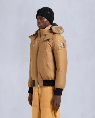 Original Ballistic Shearling Trim Bomber Jacket Original Ballistic Shearling Trim Bomber Jacket