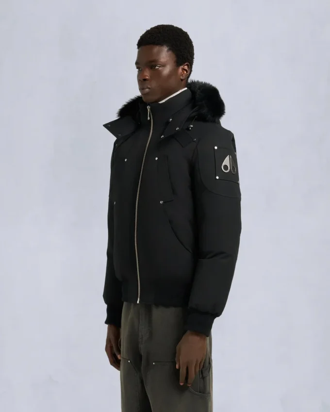 Original Ballistic Shearling Trim Bomber Jacket Original Ballistic Shearling Trim Bomber Jacket