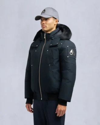 Original Ballistic Shearling Trim Bomber Jacket Original Ballistic Shearling Trim Bomber Jacket