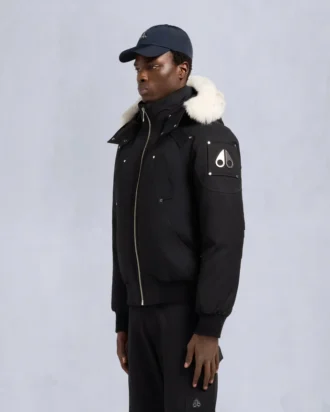 Original Ballistic Shearling Trim Bomber Jacket Original Ballistic Shearling Trim Bomber Jacket