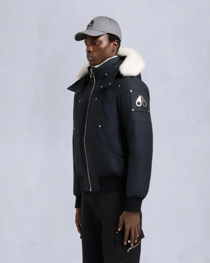 Original Ballistic Shearling Trim Bomber Jacket Original Ballistic Shearling Trim Bomber Jacket