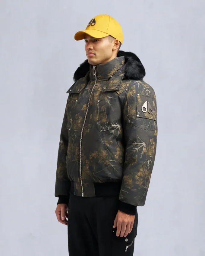 Original Ballistic Shearling Trim Bomber Jacket Original Ballistic Shearling Trim Bomber Jacket