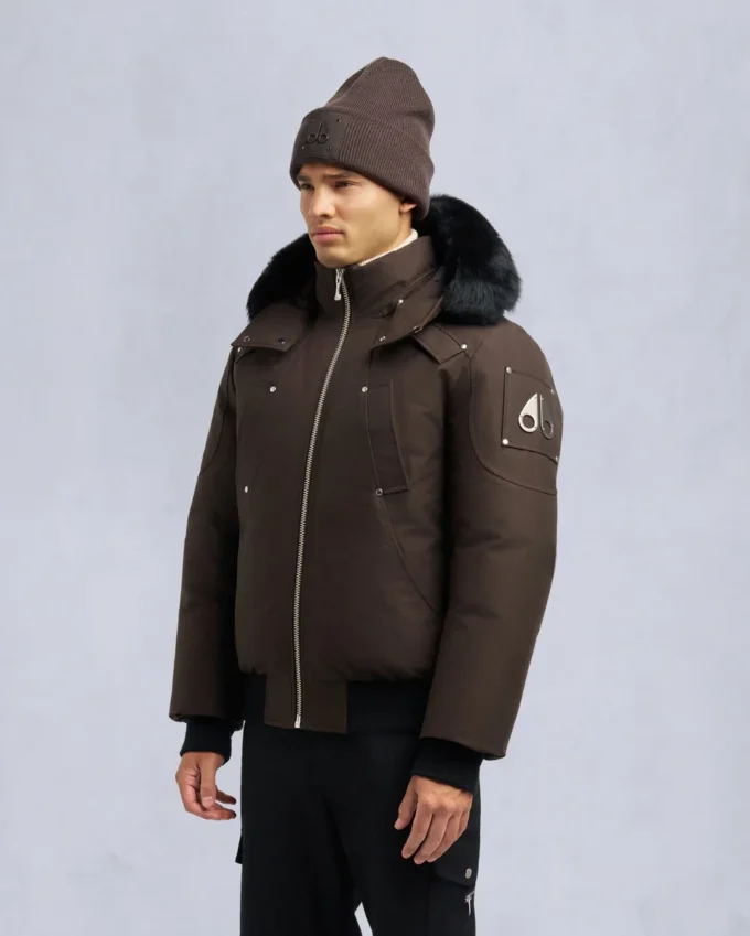 Original Ballistic Shearling Trim Bomber Jacket Original Ballistic Shearling Trim Bomber Jacket