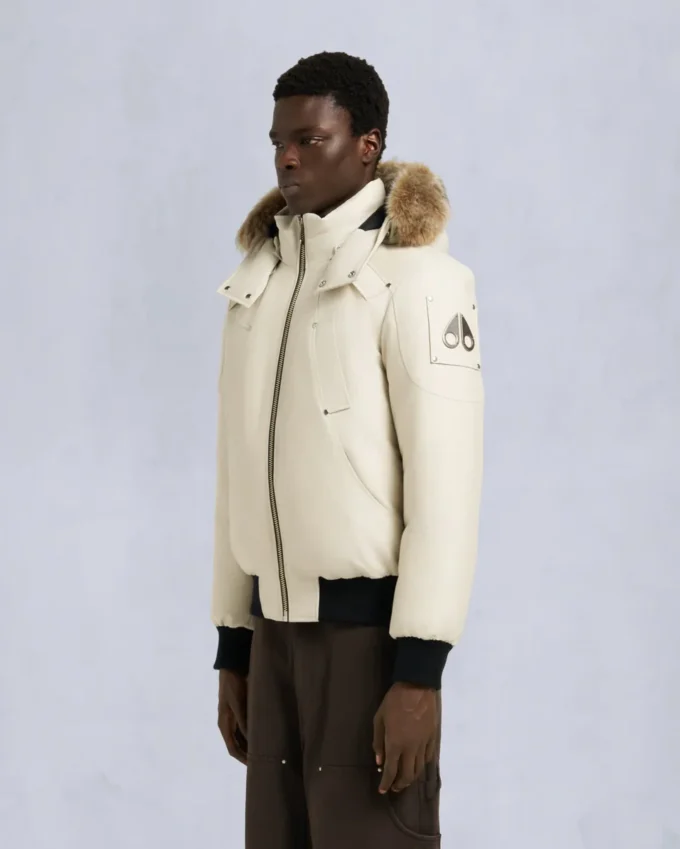 Original Ballistic Shearling Trim Bomber Jacket Original Ballistic Shearling Trim Bomber Jacket