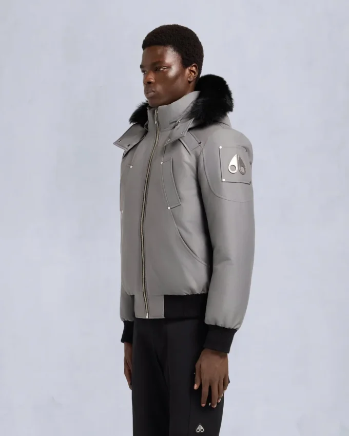 Original Ballistic Shearling Trim Bomber Jacket Original Ballistic Shearling Trim Bomber Jacket