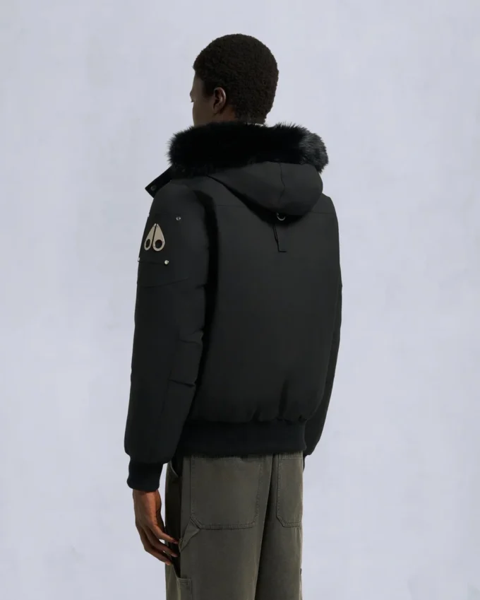 Original Ballistic Shearling Trim Bomber Jacket Original Ballistic Shearling Trim Bomber Jacket