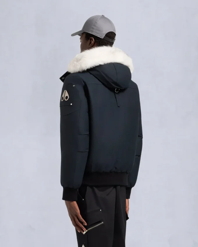 Original Ballistic Shearling Trim Bomber Jacket Original Ballistic Shearling Trim Bomber Jacket