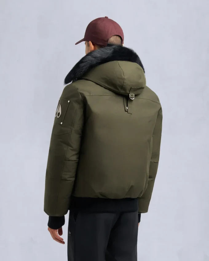 Original Ballistic Shearling Trim Bomber Jacket Original Ballistic Shearling Trim Bomber Jacket