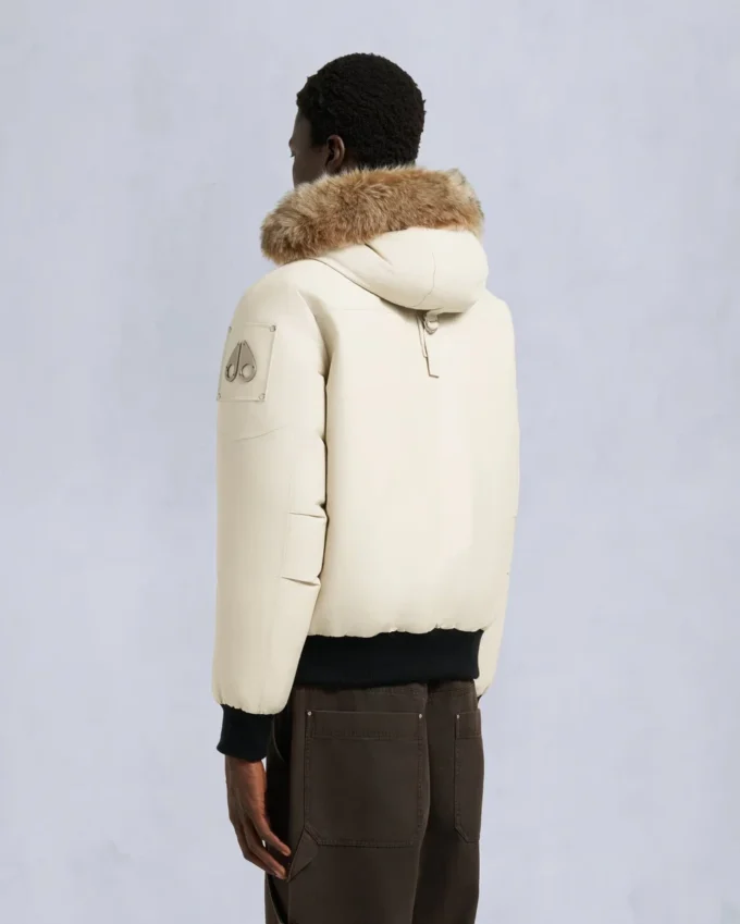 Original Ballistic Shearling Trim Bomber Jacket Original Ballistic Shearling Trim Bomber Jacket