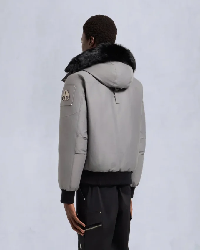 Original Ballistic Shearling Trim Bomber Jacket Original Ballistic Shearling Trim Bomber Jacket
