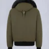 Original Ballistic Shearling Trim Bomber Jacket Original Ballistic Shearling Trim Bomber Jacket