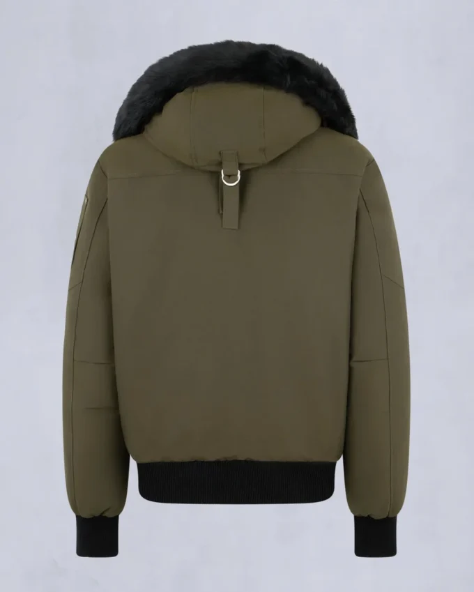 Original Ballistic Shearling Trim Bomber Jacket Original Ballistic Shearling Trim Bomber Jacket